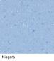 Preview: The image displays a homogeneous surface in various shades of blue with fine, irregular patterns. The colors are reminiscent of water or the sky. Below is the inscription "Niagara".
