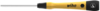 Preview: The image shows a screwdriver with a yellow handle and a black tip. The handle has a non-slip surface and a hexagonal recess. The blade is long and metallic.