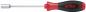 Preview: The image shows a screwdriver with a black handle and red accents. The blade is silver and has a smooth, cylindrical shape. The handle reads "wiha".