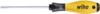 Preview: The image shows a screwdriver with a long, narrow metal end and a yellow, ergonomic handle. On the handle is "wiha" in black lettering.