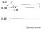 Preview: The image displays technical drawings with dimensions in millimeters. At the top is a shape with various sectional planes, below is a narrow line. Dimensions are provided.