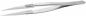 Preview: In the picture, there is a sharp, silver stainless steel tweezer. It has two sharp, elongated ends that taper to a point, and a clear, clean surface.