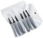 Preview: The image displays a transparent storage bag containing six tools. The tools feature gray handles and black tips, each with different shapes for precise tasks.