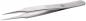 Preview: The image shows a series of sharp stainless steel tweezers. They are slender, with a smooth surface and curved upwards at the ends, ideal for precise tasks.