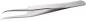 Preview: The image shows a silver metal tweezer with narrow, pointed tips. It is slightly curved and has a smooth surface. Ideal for gripping small objects.