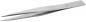 Preview: It is a narrow, metallic tweezer with two long, pointed ends that taper towards the center. It has a smooth surface and a shiny, silver color.