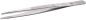 Preview: The image shows a straight tweezer made of shiny stainless steel. It has a pointed, narrow shape and a ridged surface for better grip. Ideal for grasping small objects.
