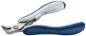Preview: The image shows a nail clipper with blue, rubberized handles. The blades are made of metal and appear sharp, ideal for trimming nails. The clipper is handy and ergonomic.