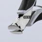 Preview: The image shows a silver cutter with a black handle. The blades are curved and shiny, the design is functional and ergonomic. The brand logo "KNIPEX" is visible.