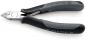 Preview: The image shows a pair of side cutters with gray, non-slip handles. The blades are made of shiny metal and have a pointed shape. The brand name and model number are embossed on the handles.