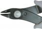 Preview: The image shows a pair of pliers in hand position. The pliers have a matte black surface and a round screw in the middle, while the tips taper to a point.