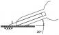 Preview: The image shows a tool pressing down on a horizontal surface at a 20-degree angle. There is a clear line and a base that keeps the tool stable.
