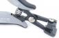 Preview: The image shows a gray, ergonomic pliers with a spring. The pliers have a simple, functional shape and a black holder with a fastening element.