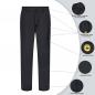 Preview: The image shows a black pair of pants with various details. There are pockets and indications of waterproof and breathable features. The pants are suitable for outdoor activities.