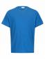 Preview: The image shows a simple, short-sleeved t-shirt in bold blue. It has a round neckline and is casually cut, without any special patterns or prints.