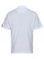 Preview: The image shows a light blue polo shirt with fine horizontal stripes. It has a typical collar and short sleeves. There is a small logo on the left sleeve side.