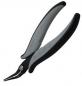 Preview: The image shows a pair of pliers with long, narrow jaws and ergonomic grip surfaces. The handles are black and gray, and the jaws appear to be metallic.