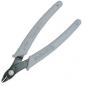 Preview: The image shows a pair of pliers with gray, non-slip handles and a narrow, pointed cutting edge made of dark metal. It is suitable for cutting fine materials.