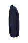Preview: The image shows a dark blue sweater in a side view. It has long sleeves and a round neckline. The fabric appears soft and comfortable. The overall length is medium.