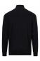 Preview: Das Bild zeigt einen schwarzen Pullover von hinten. Er hat lange Ärmel und einen hohen Kragen. Der Stoff wirkt weich und hat eine gleichmäßige, matte Oberfläche.