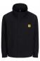 Preview: The image shows a black jacket with a high collar. There is a yellow logo visible on the left chest. The jacket has a simple, modern cut and long sleeves.