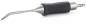 Preview: The image displays a medical tool with a long, angled metal head and a grippy, black rubber handle. It appears precise and functional.