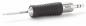 Preview: The image shows a screwdriver with a non-slip rubber handle and a metal blade. The handle is black with grooves, the blade is straight and thin.