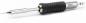 Preview: The image displays a soldering iron with a gray, rubberized handle. The metallic iron features a pointed tip and an ergonomic shape that fits comfortably in the hand.