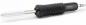 Preview: The image shows a soldering iron with a black, ribbed handle. The tip is metallic and tapered, ideal for precise soldering. The handle provides a good grip.