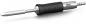 Preview: The image shows a screwdriver with a metallic, long insert and a grippy, black rubber area. The handle has a ribbed structure for better grip.