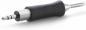 Preview: The image shows a jack plug with a metallic end and a rubberized, non-slip grip. It has three contact points and is attached to a thin cable.