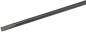 Preview: The image shows a long, narrow screwdriver with a flat blade. It has a black handle and is slightly glossy. The blade is straight and ends in a broad surface.