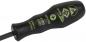 Preview: The image shows a screwdriver with a black, non-slip handle. The handle has green lettering and an ergonomic shape. The blade is long and thin.