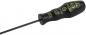 Preview: The image displays an electric screwdriver with a black, non-slip handle. The handle features yellow lettering with information about the model and origin. The blade is long and thin.
