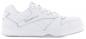 Preview: The image shows a white Reebok sports shoe. It has a classic shape with laces and subtle side lines. The sole is sturdy and slightly elevated.