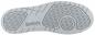 Preview: The image displays the underside of a gray Reebok sole. It features a tread with various patterns, molded grooves, and a circular area in the center. The brand name "Reebok" is visible.