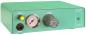 Preview: The image shows a green device with a rectangular casing. On the front, there is a pressure gauge, a rotary control, and three buttons. It is labeled with "DC 150" and "POWER".