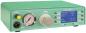 Preview: The image shows a device in mint green color with a digital display, multiple dials and buttons. There is a pressure gauge and a large rotary knob for adjustment.