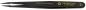 Preview: The image displays a black tweezer with pointed tips. On the top side, it reads "Germany antistatic" and "BERNSTEIN 5-195 ESD" in yellow font.