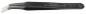 Preview: The image shows a black, pointed tweezer with a serrated end. It is made of stainless, anti-magnetic material and has a smooth surface.