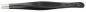 Preview: The image shows a black tweezer. It has a narrow, elongated shape with slightly ridged handles for better grip and pointed tips for precise gripping.