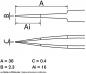 Preview: The image displays technical drawings with dimensions in millimeters, depicting various parts and dimensions. There are measurements for A, B, C, and Ai.
