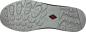 Preview: The image shows the sole of a shoe. It is light gray with a textured profile featuring round and square patterns. In the center, there is a red logo.