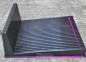 Preview: It is a black, flat plastic plate with a raised back. The surface texture is non-slip with parallel grooves. The dimensions are 270 mm high and 385 mm wide.