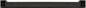 Preview: The image shows a black, rectangular object with rounded edges. It has small bumps or indentations at the ends. It appears sturdy and could be a part of a larger device.