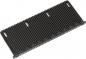 Preview: The image shows a rectangular object with many uniform, vertical grooves. It is black and has small metal parts on one side. It could be a component or a bracket.