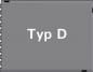 Preview: The image shows a gray area with the white inscription "Type D" in the middle. It has corners that are slightly rounded, and a simple, clear background.