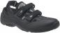 Preview: The image shows a black shoe with a sporty design. It has two wide Velcro straps and a padded entry. The sole is sturdy and slip-resistant. Ideal for activities.