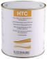 Preview: The image displays a can of thermal paste. The label features "HTC" in large letters. There are multilingual details about the product and a stylized representation of a thermal interface.