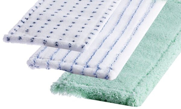 The image shows a white cloth with blue dots, which looks soft and fluffy. It has a rectangular shape with one smooth side and one cuddly side.